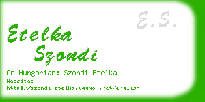 etelka szondi business card